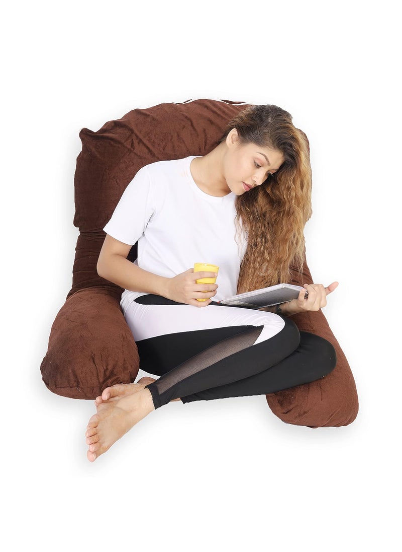 WildMint Ultra Soft Pregnancy Pillow U Shaped Body Pillow Pregnant Pillows for Sleeping Full Body Pillow Baby Nursing Cushion Maternity Pillow with Velvet Zippered Cover