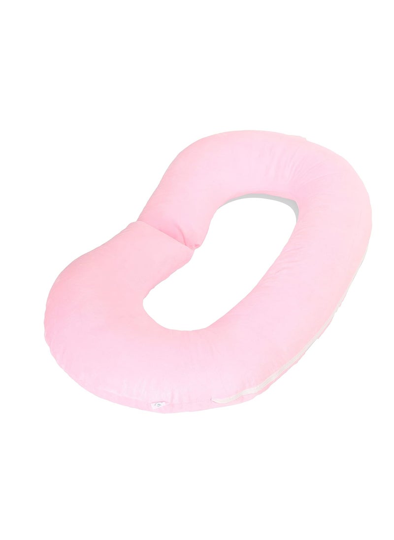 WildMint Ultra Soft Pregnancy Pillow C Shaped Body Pillow Pregnant Pillows for Sleeping Full Body Pillow Baby Nursing Cushion Maternity Pillow with Velvet Zippered Cover