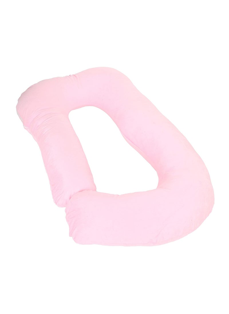 WildMint Ultra Soft Pregnancy Pillow J Shaped Body Pillow Pregnant Pillows for Sleeping Full Body Pillow Baby Nursing Cushion Maternity Pillow with Velvet Zippered Cover