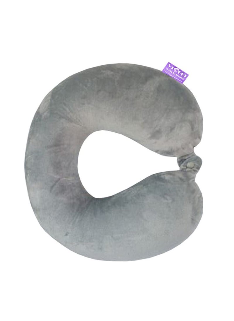 Viaggi Grey Memory Foam travel neck pillow