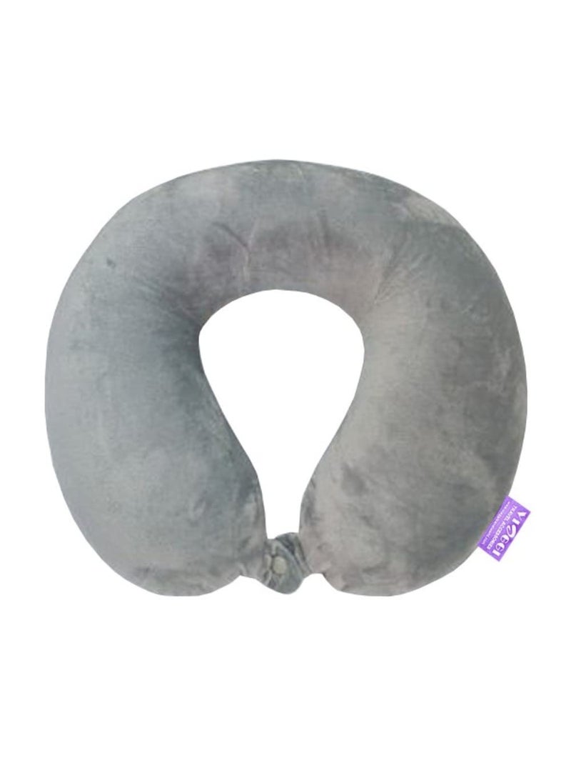 Viaggi Grey Memory Foam travel neck pillow