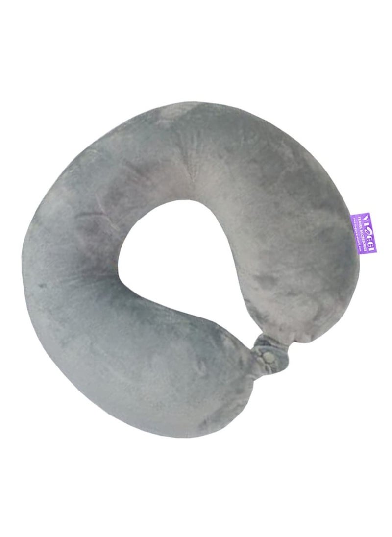 Viaggi Grey Memory Foam travel neck pillow