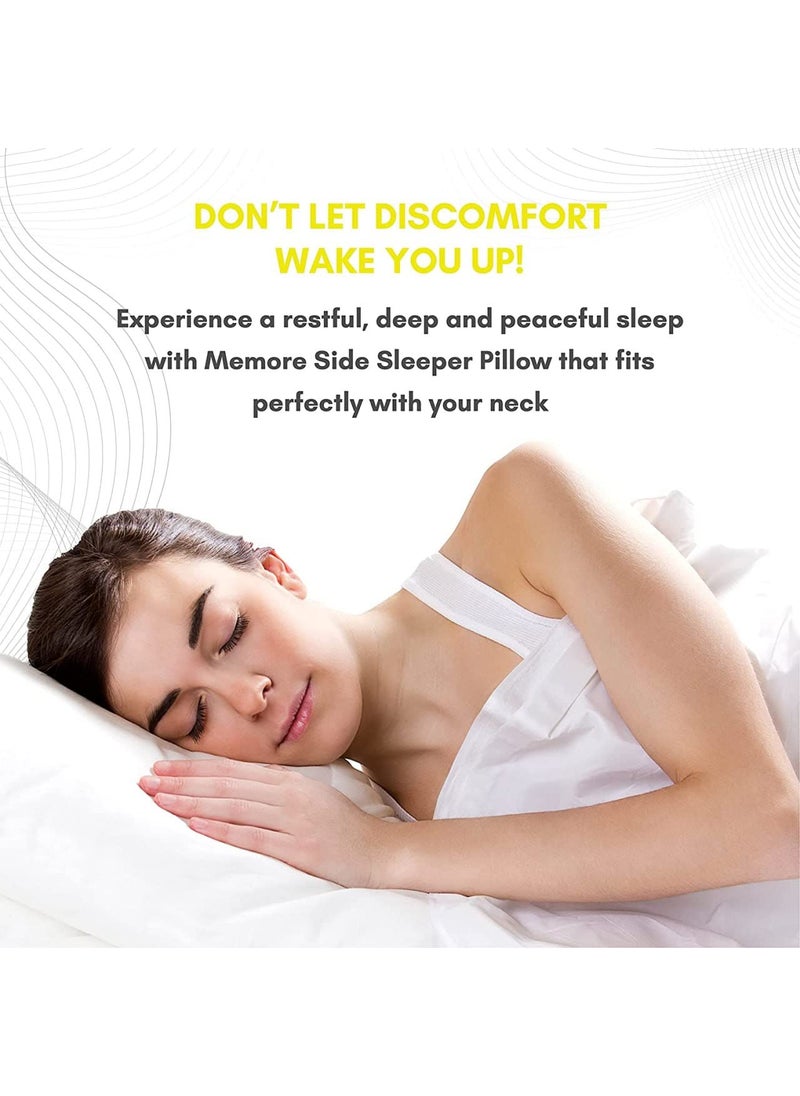 APPETINA Memory Foam PillowOrthopedic Pillow Neck Pain Cervical Contour Memory Foam PillowOrthopedic Pillow for Neck PainOrthopedic Contour Pillow Support