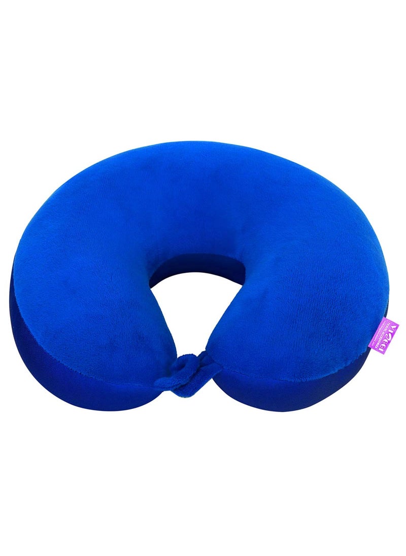 Viaggi Royal Blue Microbeads Travel Neck Pillow PMB007C