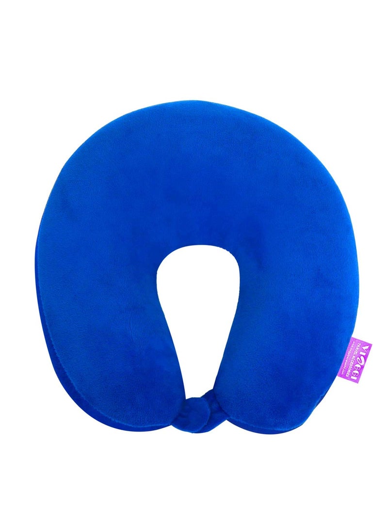 Viaggi Royal Blue Microbeads Travel Neck Pillow PMB007C