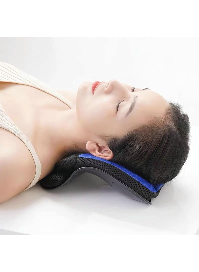 Glowick CShaped Design Neck Traps and Shoulder Muscles Relief Pillow Comfortable Muscles Joints Adjust for Spinal Alignment CShaped Design Cervical Pillow with Removable Washable Cover 1PCs