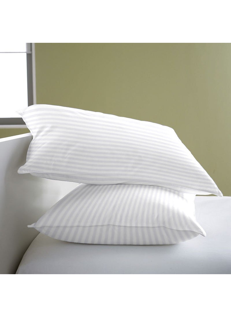 HFI UrbanArts Premium Polyester Fiber Elite Pillows Pack of 2 Pcs 16 x 24 Inches White