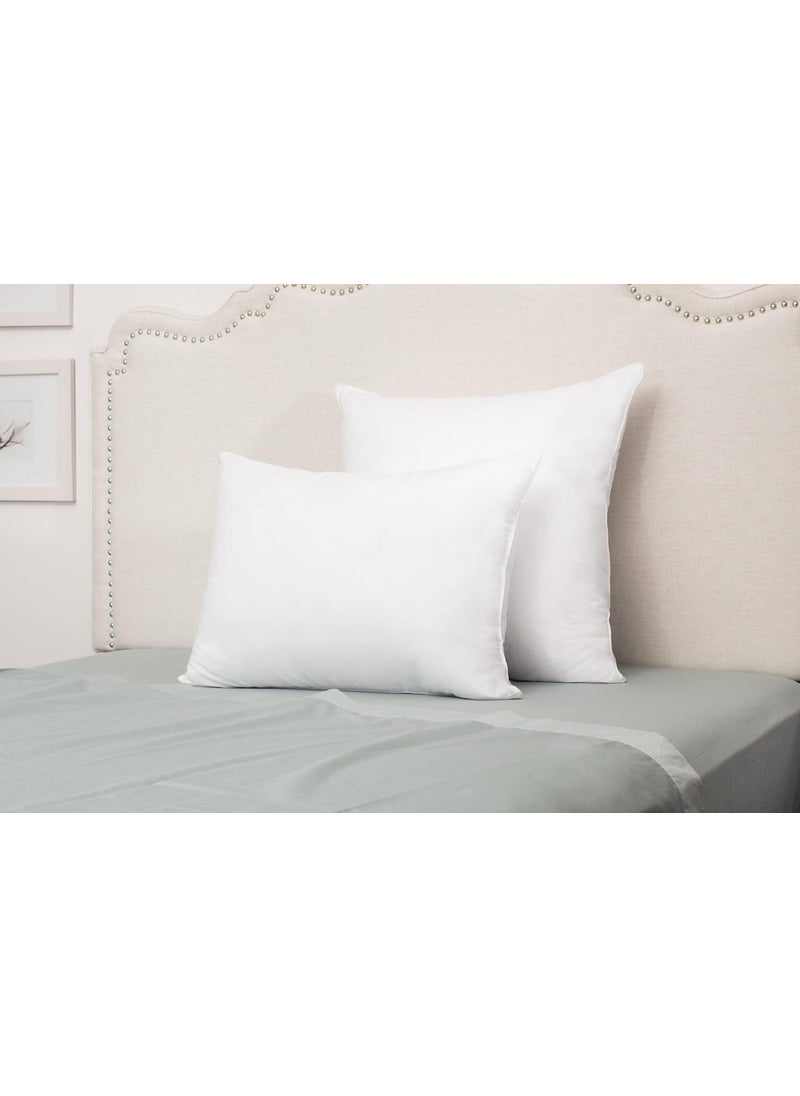 BOOMING PILLOW Polyester Fibre Relief Sleeping Pillow Pack of 2White 39x65