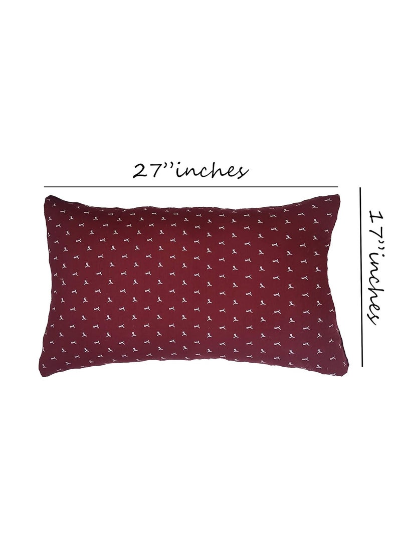 VG Mattress Organic Silk CottonkapokIlavam panju Soft Sleeping Pillows Size 27 X 17 inches Pack of 1 Pillow