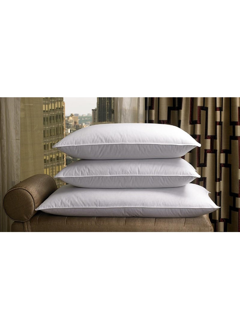 BOOMING PILLOW Polyester Fibre Attractive Sleeping Pillow Pack of 3White 46x61