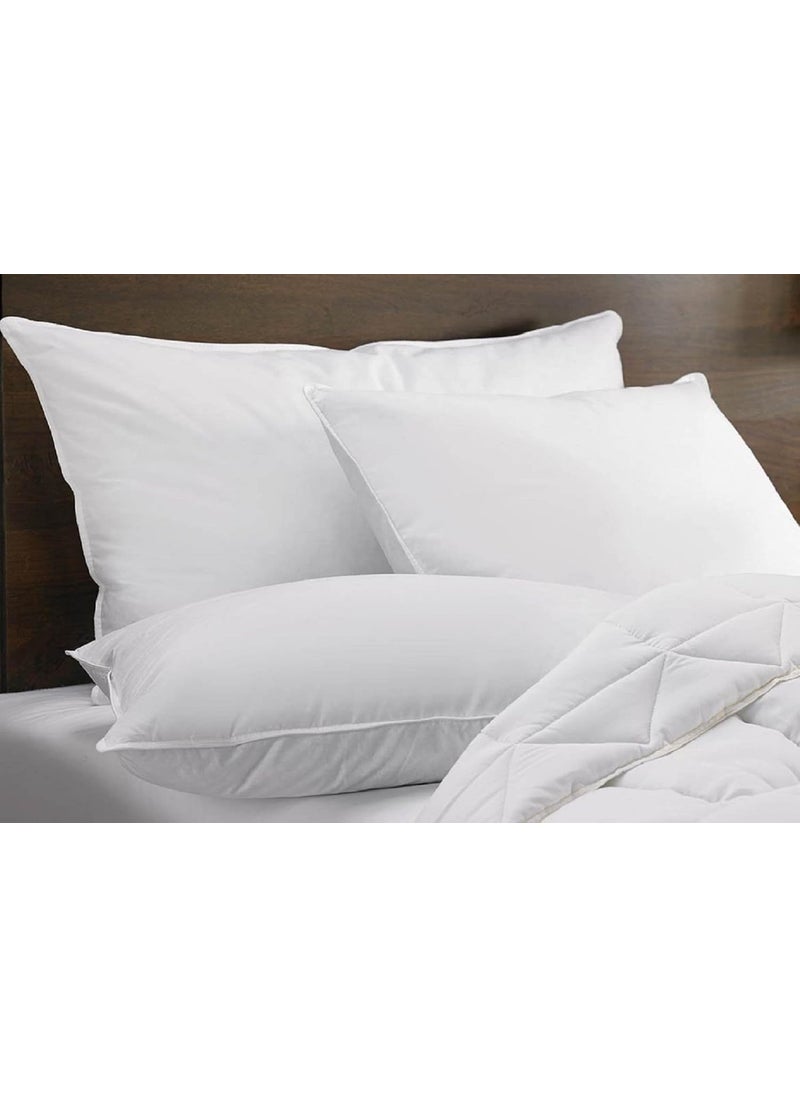 BOOMING PILLOW Polyester Fibre Attractive Sleeping Pillow Pack of 3White 38x60