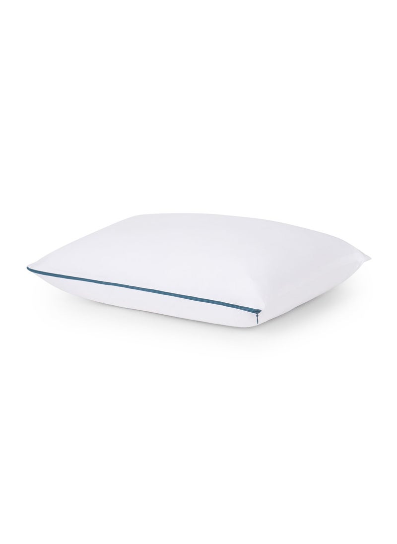 UrbanBed Fiber Pillow with Premium Hypoallergenic Support 1Year Manufacturer Warranty Washable Removable White Cover Pack of 2