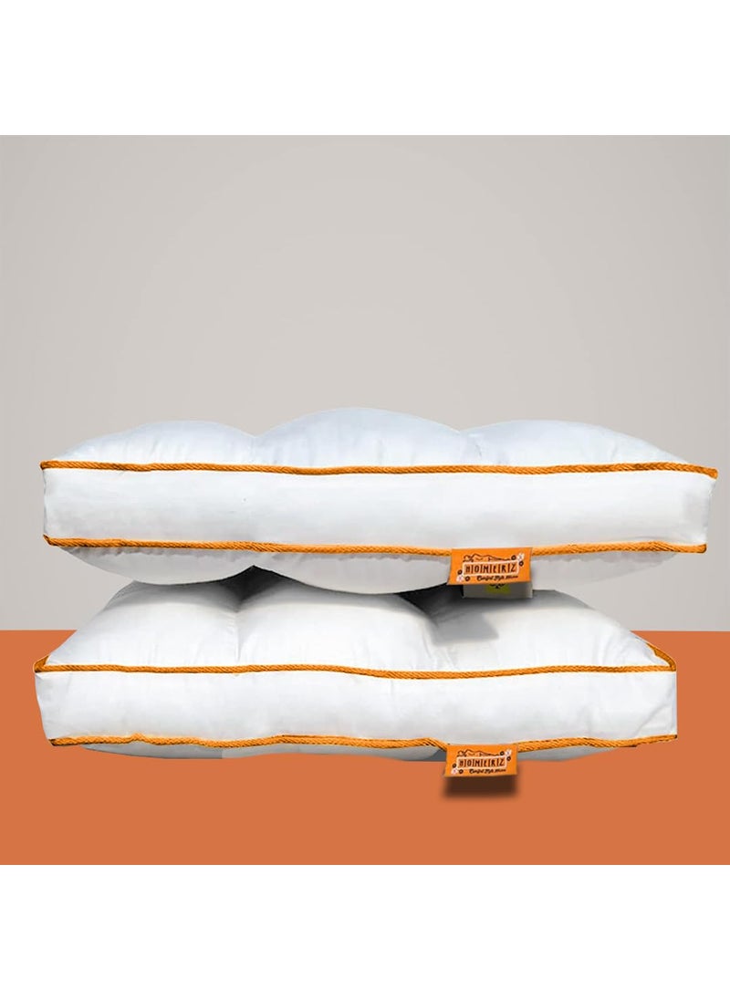 Homerz Thin Stomach Sleeper Bed Pillows for Sleeping 25 Inch Thin Slim Flat Pillow for Stomach and Back Sleepers Extra Low Profile Pillow Machine Washable17x27 Set of 2 Slim