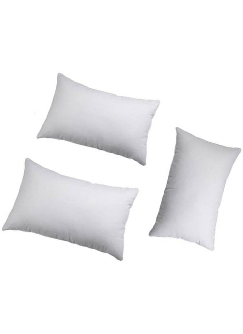 BOOMING PILLOW Polyester Fibre Relief Sleeping Pillow Pack of 3White 42x66
