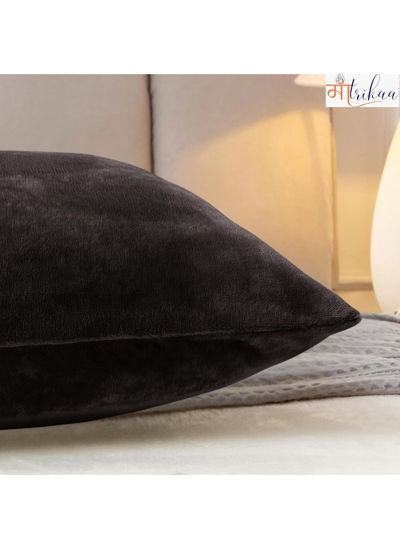 Maatrikaa Full Body Pillow Long Sleeping 54 x 18 Inches Velvet Pillow with Removable Cover for Side Sleeping Hugging Cuddling Relaxing Pregnancy Comfort