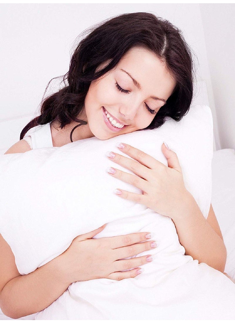 BOOMING PILLOW Polyester Fibre Attractive Sleeping Pillow Pack of 2White 38x61