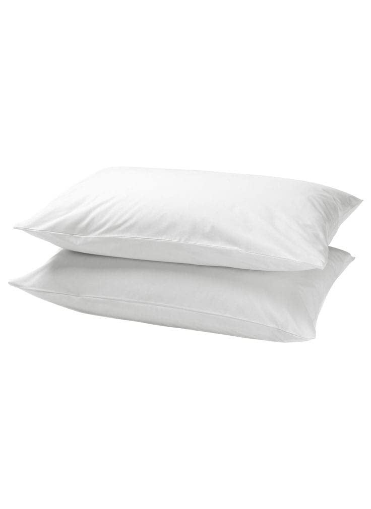 ZAVEZA HOME KART 2 Micro Foam Filled Breathable Comfortable White Big Size Pillow Pack of 2 16 x 26 Inches White