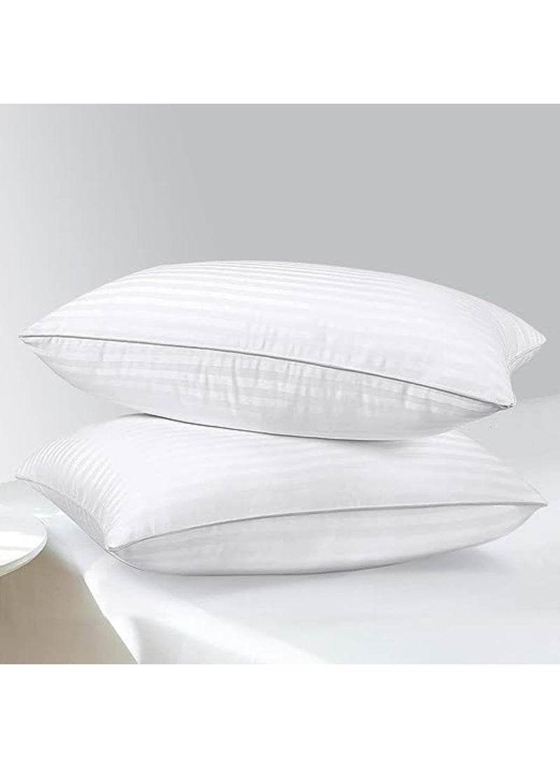 Standard Kapok Pillow for Sleeping Hypoallergenic Down Alternative Pillows Best for Cervical Back and Neck Issues Soft Rui Pillow Color Milky White Size 17X27 inch