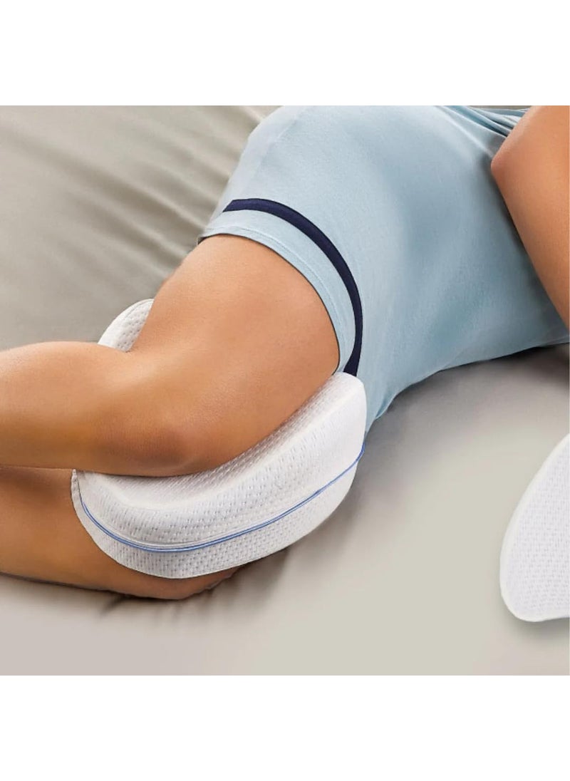 EBOFAB Sleeping Memory Foam Leg Pillow ack Hip Joint Knee Pain Relief Cushion with Washable Cover Leg Pillow for Back Pain