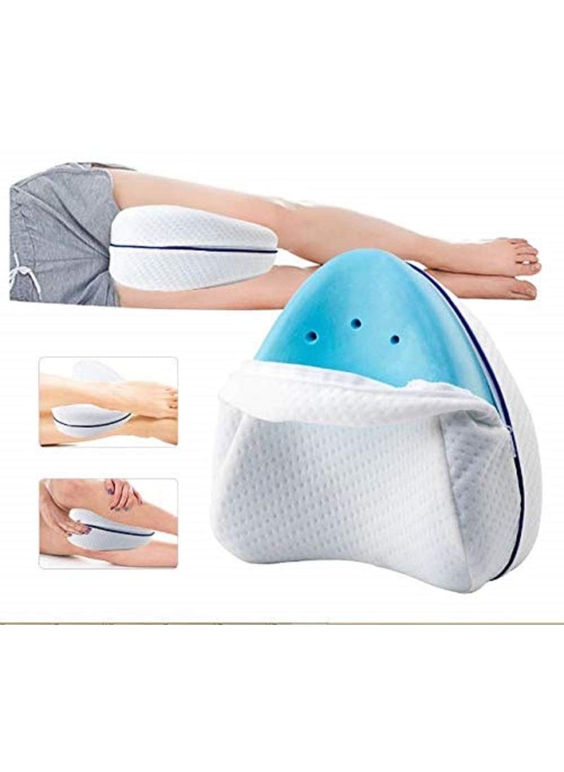 ECOVISTA Sleeping Memory Foam Pillow Cushion Cotton Leg Pillow Back Hip Joint Knee Pain Relief Cushion Leg Pillow and Knee Pillow