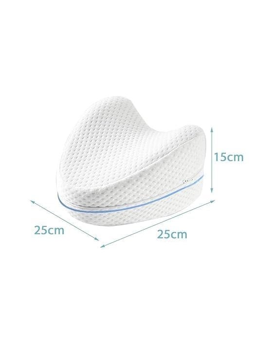 ECOVISTA Sleeping Memory Foam Pillow Cushion Cotton Leg Pillow Back Hip Joint Knee Pain Relief Cushion Leg Pillow and Knee Pillow