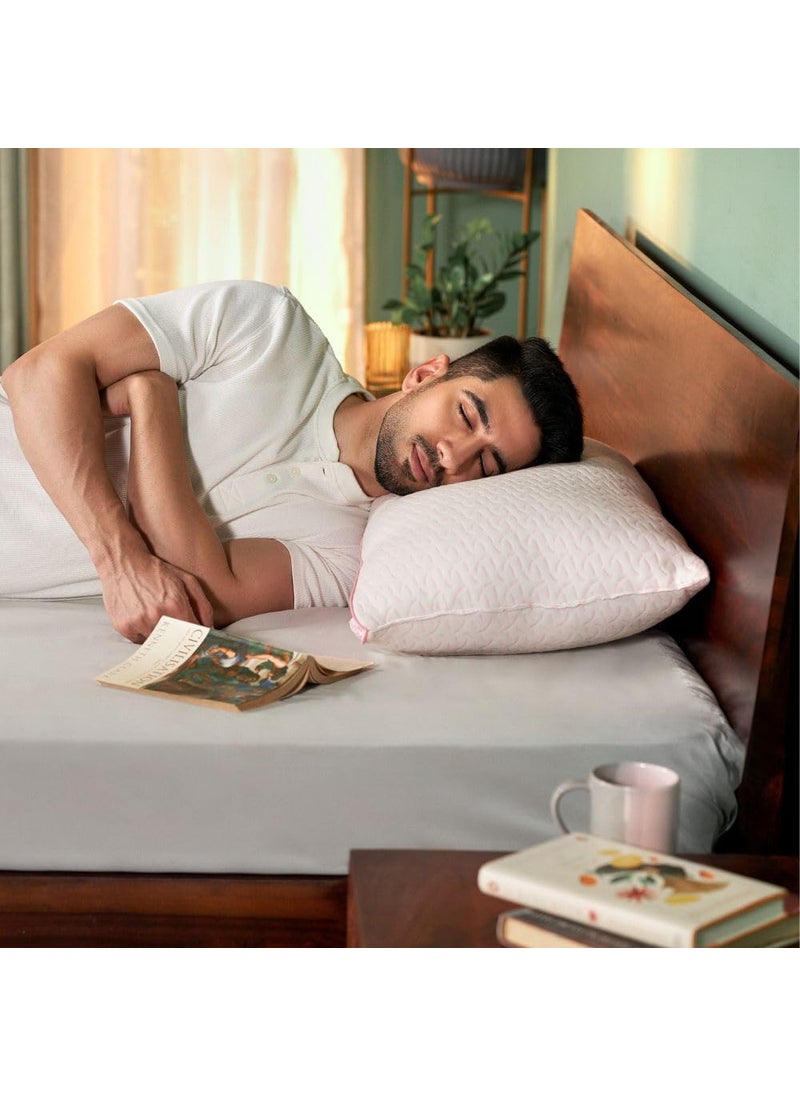 duroflex Polyester Buoyant Height Adjustable Pillow Pack Of 1 Multicolor
