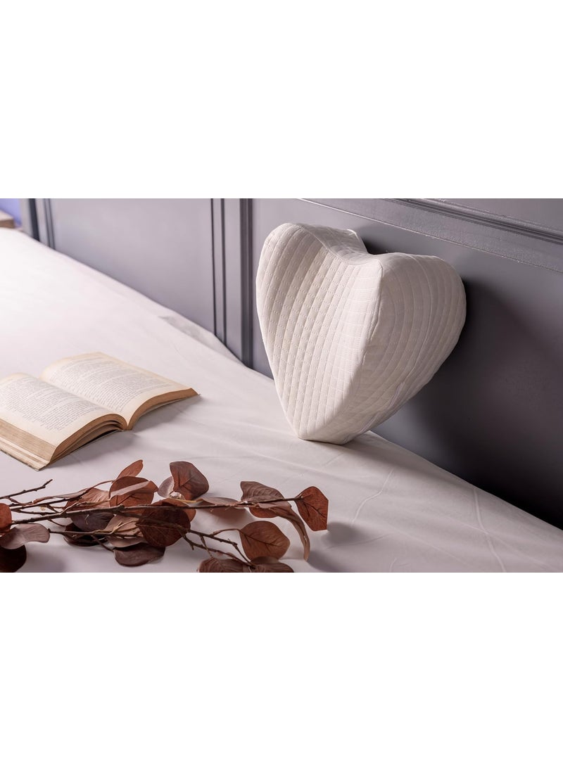 MASHUR FAB Leg Knee Pillow for Sleeping Orthopedic Sciatica Relief Back Pregnancy Hip Knee Pain Memory Foam Wedge Pillow White
