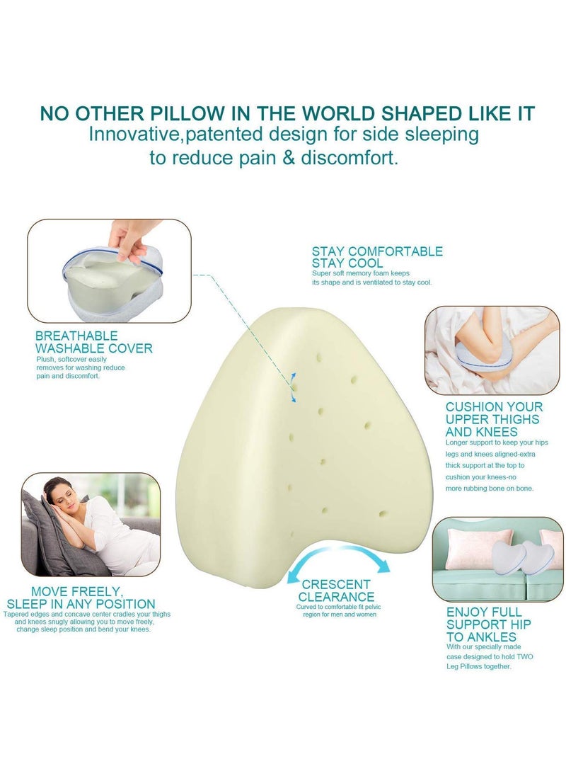 Credly Leg Pillow Back Hip Legs Knee Support Wedge