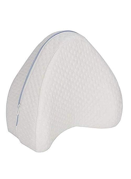 Nayra Creation Sleeping Memory Foam Leg Pillow Side Sleepers Knee Support Sciatica Back Joint Pregnancy Pain Relief for Men and Women Heart ShapePack of 1