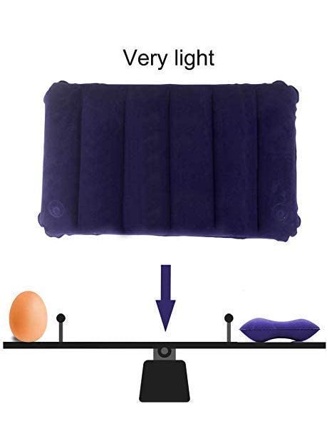 CHANDER Air Inflatable Pillow for Yoga Gym Aerobics Car Pack of 2