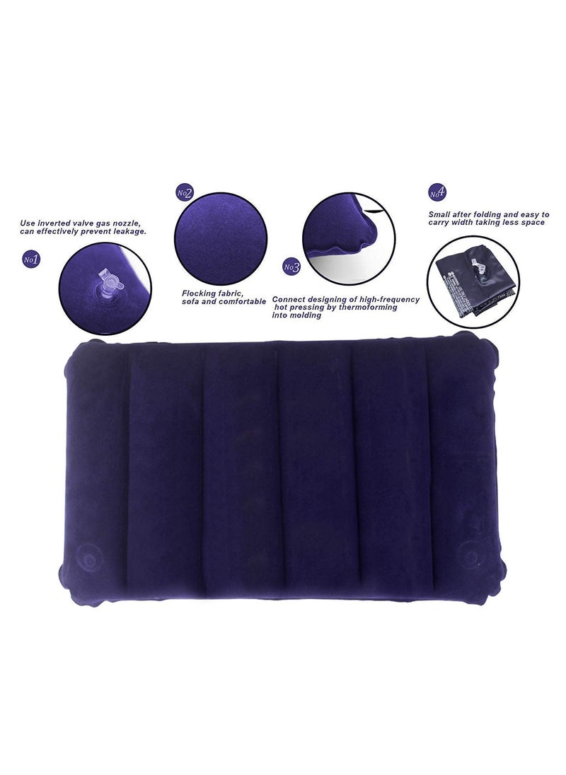 CHANDER Air Inflatable Pillow for Yoga Gym Aerobics Car Pack of 2