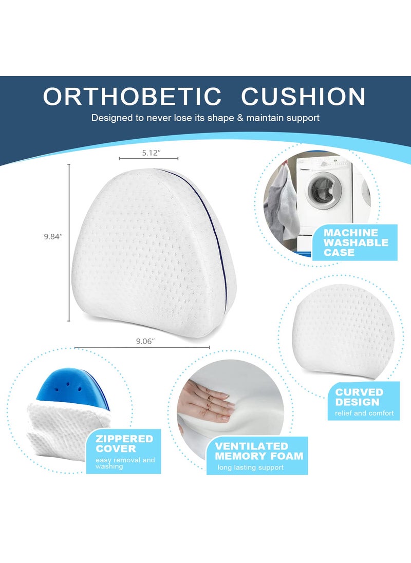 Knee Pillow for Side Sleepers Leg Pillows for Sleeping Leg Support Pillow for Lower Back PainSciatica Relief