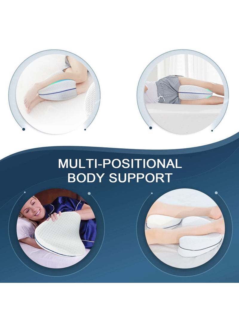 Knee Pillow for Side Sleepers Leg Pillows for Sleeping Leg Support Pillow for Lower Back PainSciatica Relief