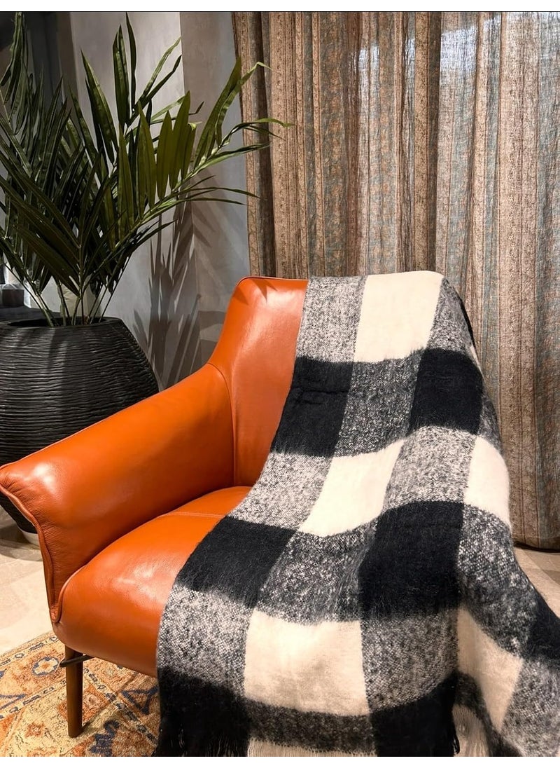 RHOME Acrylic Sofa Throw Throw Blanket for Living Room Sofa Chair Couch Reversible Breathable Throw Throws for Gifting Size 55 X 63 Inch 138 X 158 Cm