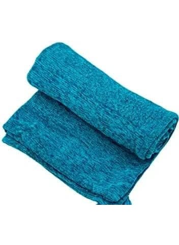 AMI CREATION Chenille Textured Throw Soft Sofa ThrowThrow BlanketThrows for Sofa and Couch or Sofa Throw Cover for 3 Seater SofaCouch Size 140 x 210 Cm Blanket55 84 Inch SkyBlue
