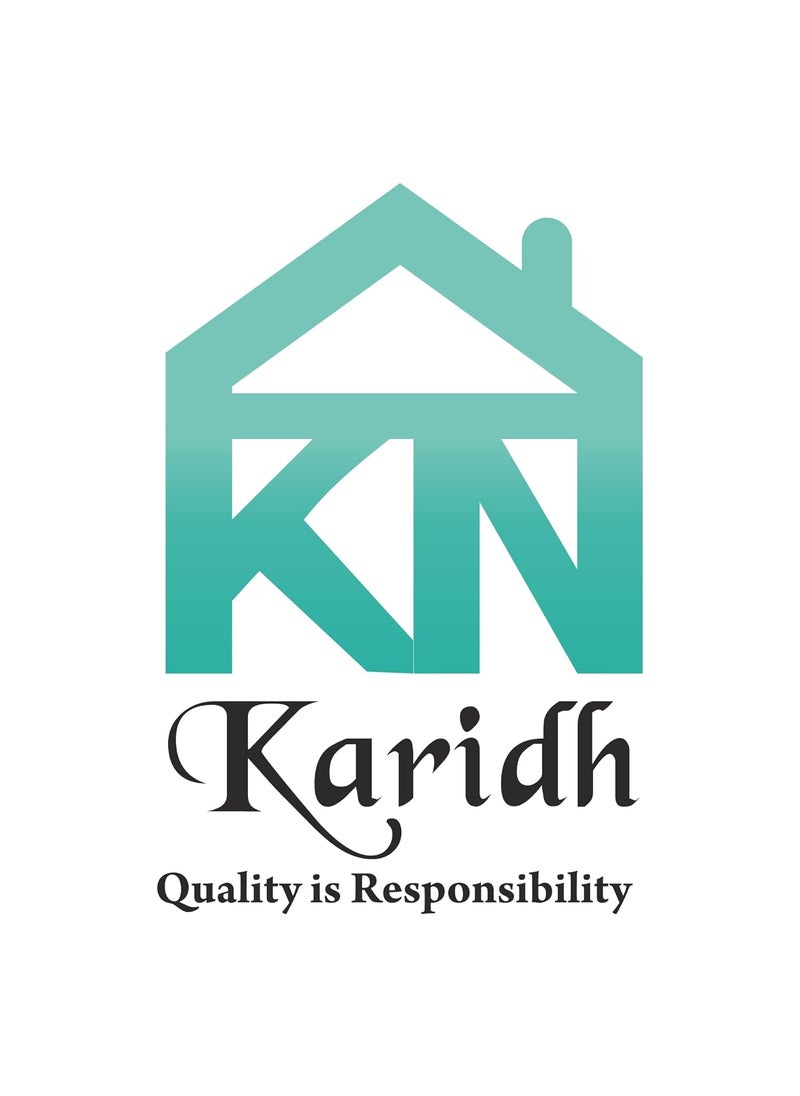 KARIDH Single Bedsheet Elastic Fitted 78X 48Xup to 8 Mattress Soft Cotton Blend with 1 Pillow Cover 78X 48Xup to 8 Inche Mattress