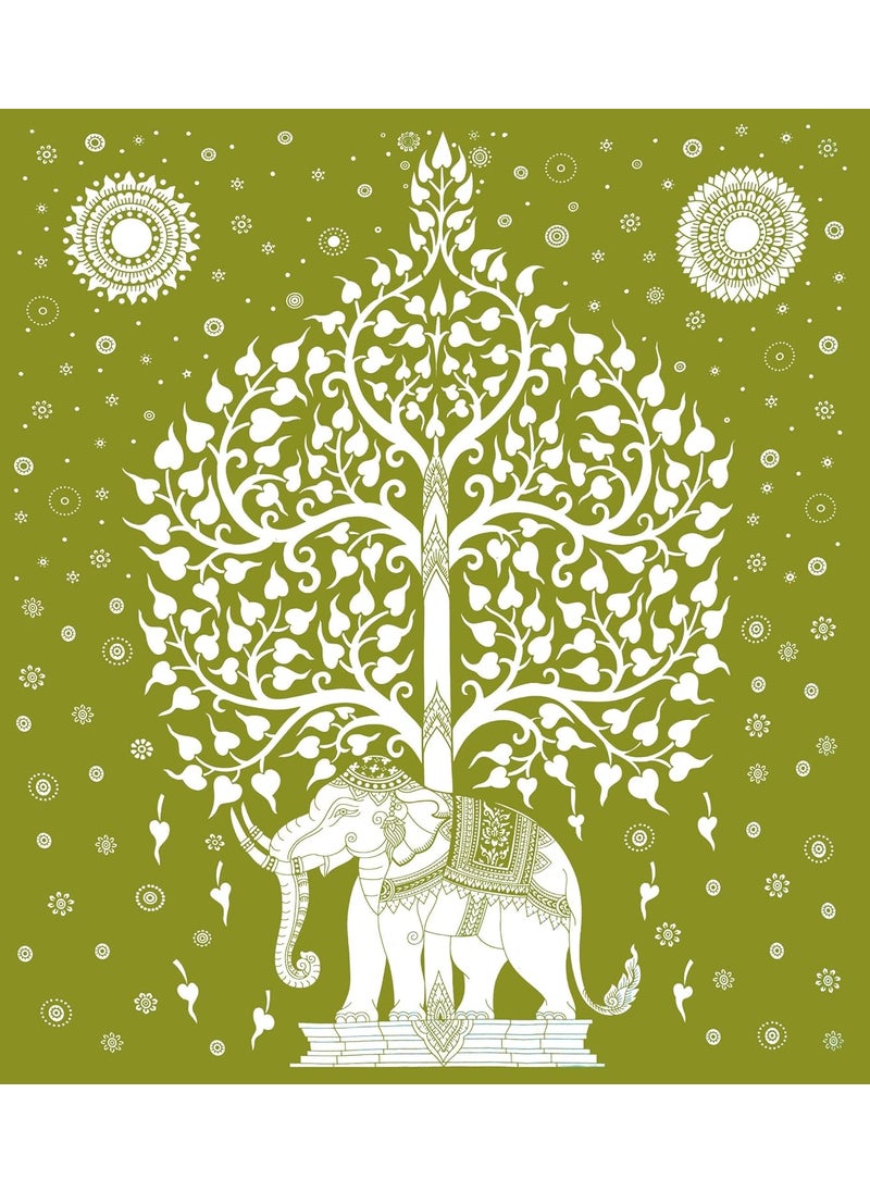 LIVING ROOTS Pure Cotton Soft Skin Friendly 1 Bedsheet with 2 Pillow Covers Queen Size Bedsheet 86 96 inches 7 8 Feet Rich Fast Colour with No Colour Bleeding Guarantee 316 Green