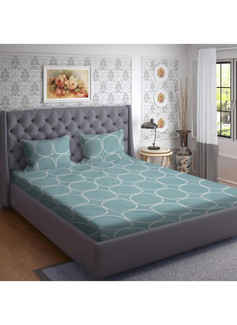 COZY FURNISH Super Soft Brushed Microfiber Cotton Double Bedsheet with 2 Pillow Covers90X100Inches Bedsheet with 17X27inches Pillow CoversBedsheet with Pillow Covers