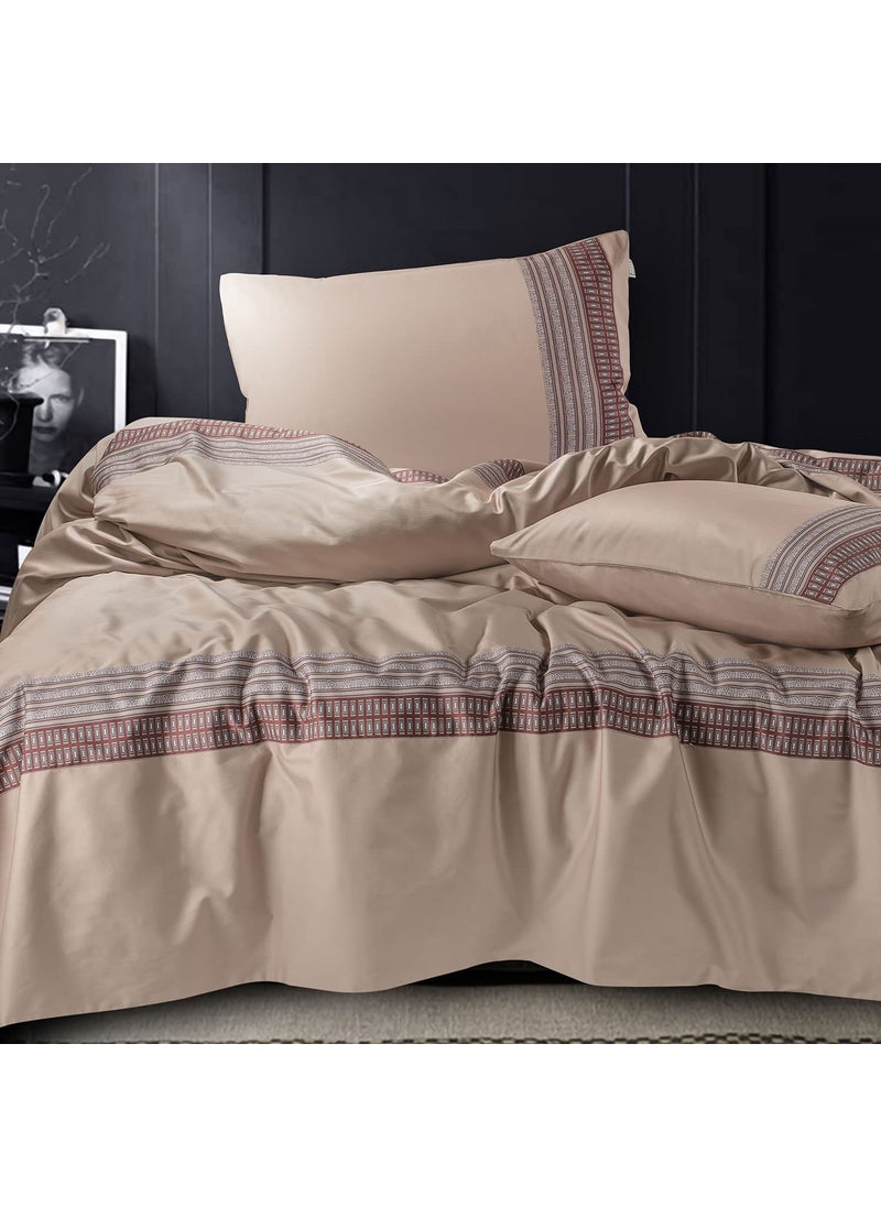 Spread Spain Cotton Villa Barcelona Bedsheet Super King Size with 2 Pillow Cases 500 Thread Count 108 x 108 Inch Mouse