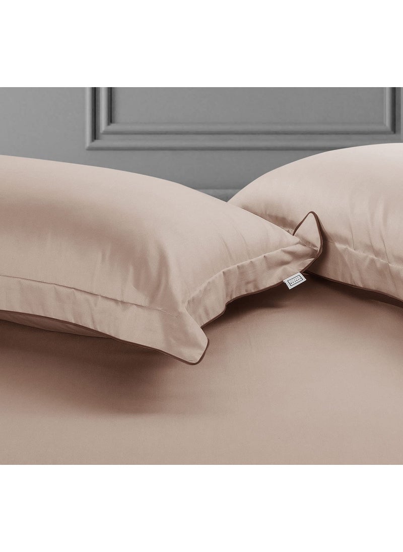 SPREAD SPAIN Italian 100 Cotton 500 Thread Count King Size Pillowcases Super Soft and Breathable Envelope Closure Pillow Cases 22 x 34 Inches Mouse