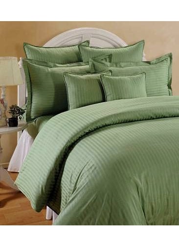 Comfy Cotton 210 TC Double Bedsheet with 2 Pillow Covers King Size Moss Green