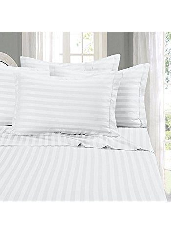 Comfy Cotton 210 TC Double Bedsheet with 2 Pillow Covers King Size White