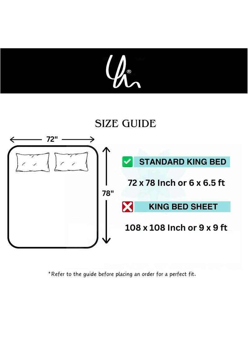 YaAkholic Elastic Fitted Queen Size Bedsheet with 2 Pillow Cover Elastic bedsheets Yellow Stripe
