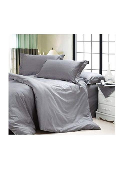 COT PRINTS 300 TC Hotel Quality 100 Cotton Satin Super King Size Double Bed Sheet Set 1 Sheet and 2 Pillow CoversSatin90 Inches x 108 Inches