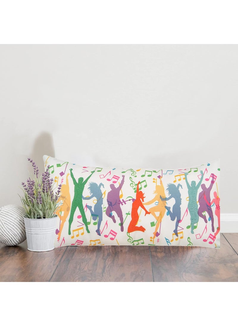 Sivya Polyester By Home Micro Filled Shape Cute Cushion For Kids Multicolor Pack of 1