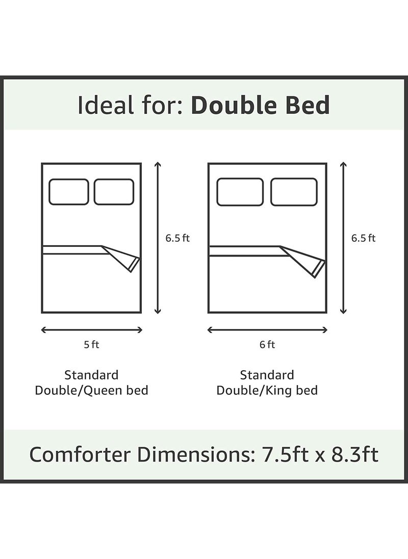MEHAR HOME 350TC Microfiber Soft Glace Cotton King Size Double Bed AC ComforterBlanketDuvetQuilt with 1 Flat Bedsheet and 2 Pillow Cover_Lion Kids Edition Comforter Set