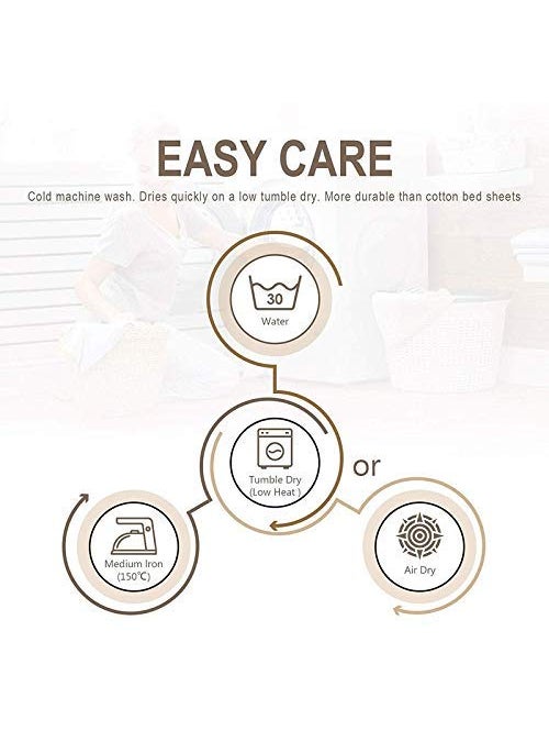 ABM UNLIMITED All Season Siliconized Fiberfill Microfibre Reversible Kids Comforter White