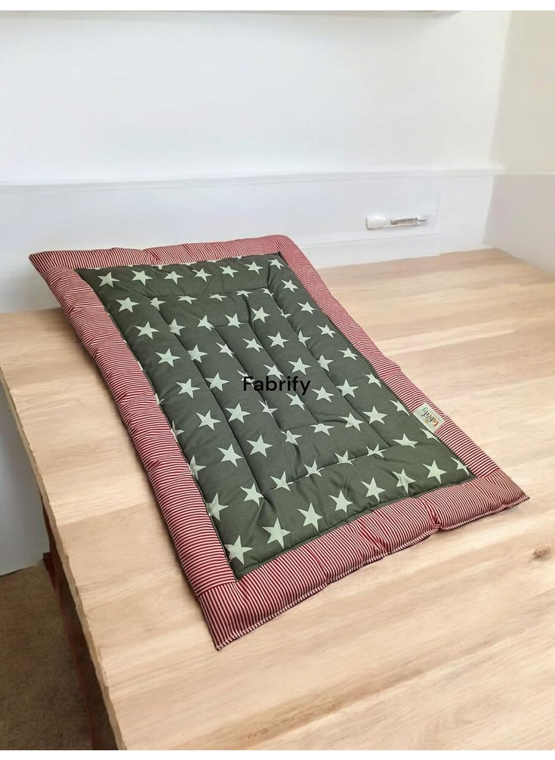 Newborn Baby Godadi Baby Bed Mattress Rajai Godari Quilt 80x58 CM Multi1
