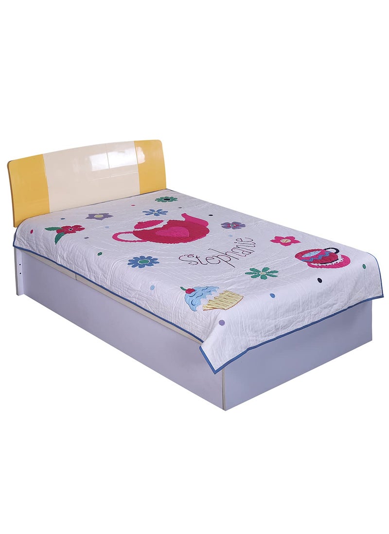Home Stylish Embroidered Single Comforter for Kids Home 200TC
