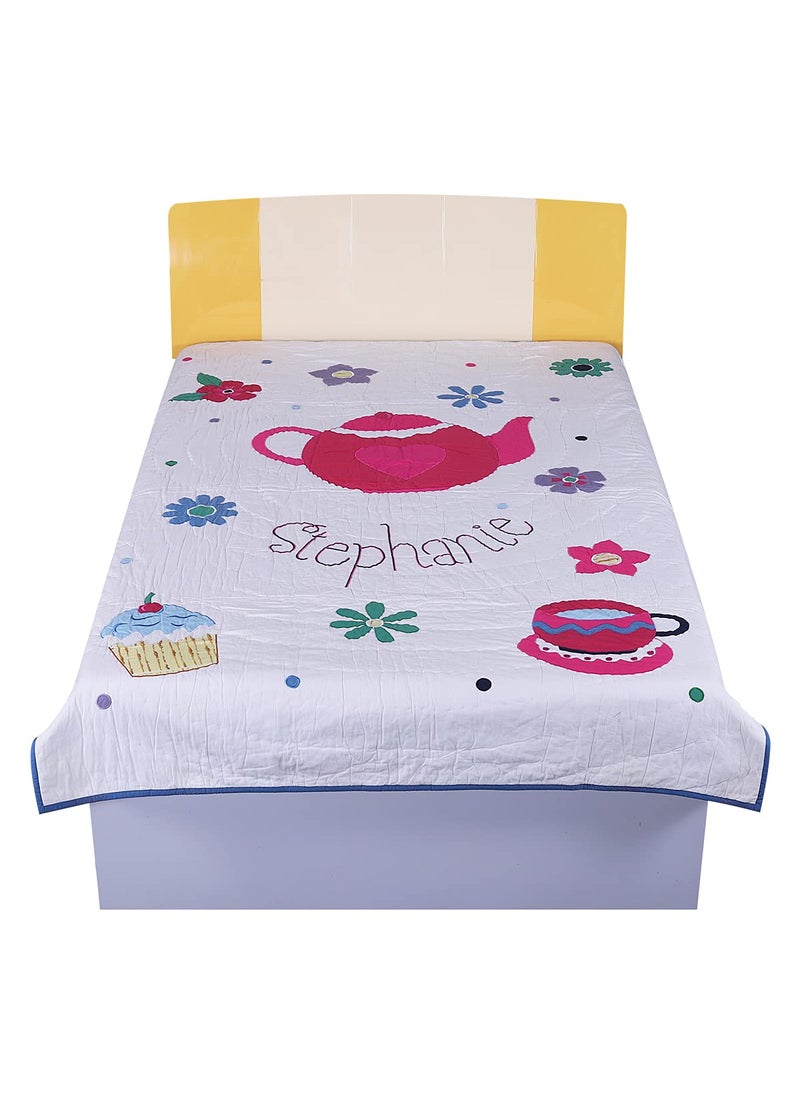 Home Stylish Embroidered Single Comforter for Kids Home 200TC